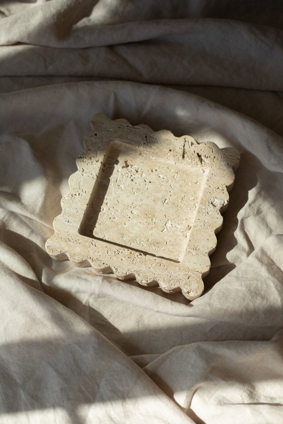 Crafted from a single piece of Indian Green Marble. This elegant, handmade decorative tray features unique color and pattern variations, making each one a one-of-a-kind piece.