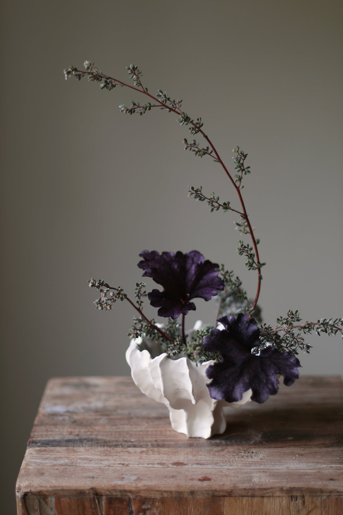 Acropora Ceramic Handsculpted Vase in Cream by AA Ceramics Work of Art Inspired by Coral Reefs. Luxury Home Decor