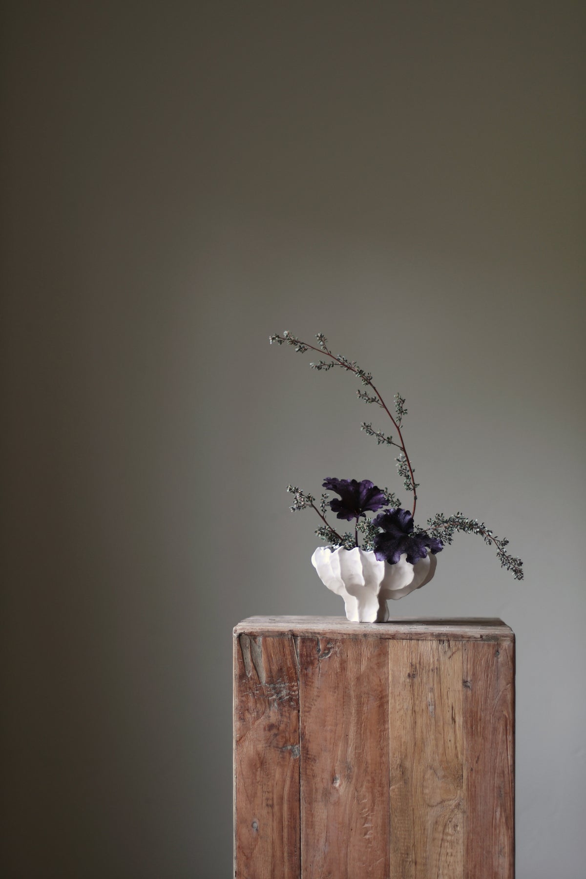 Acropora Ceramic Handsculpted Vase in Cream by AA Ceramics Work of Art Inspired by Coral Reefs. Luxury Home Decor
