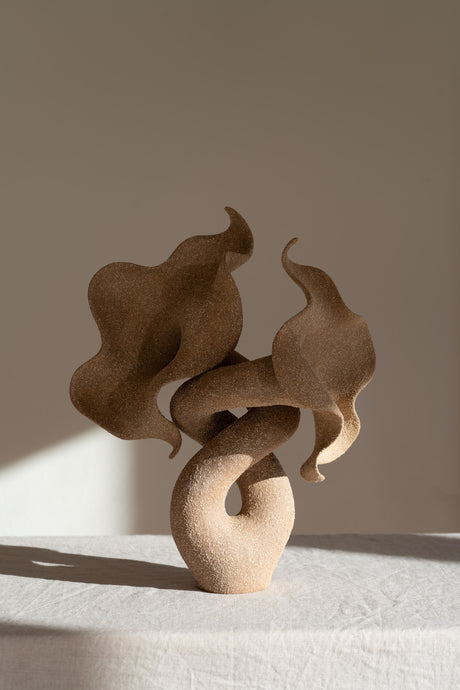 An artpiece such as the Etérea Sculptural Vessel is deserving of a prized location in your home. 