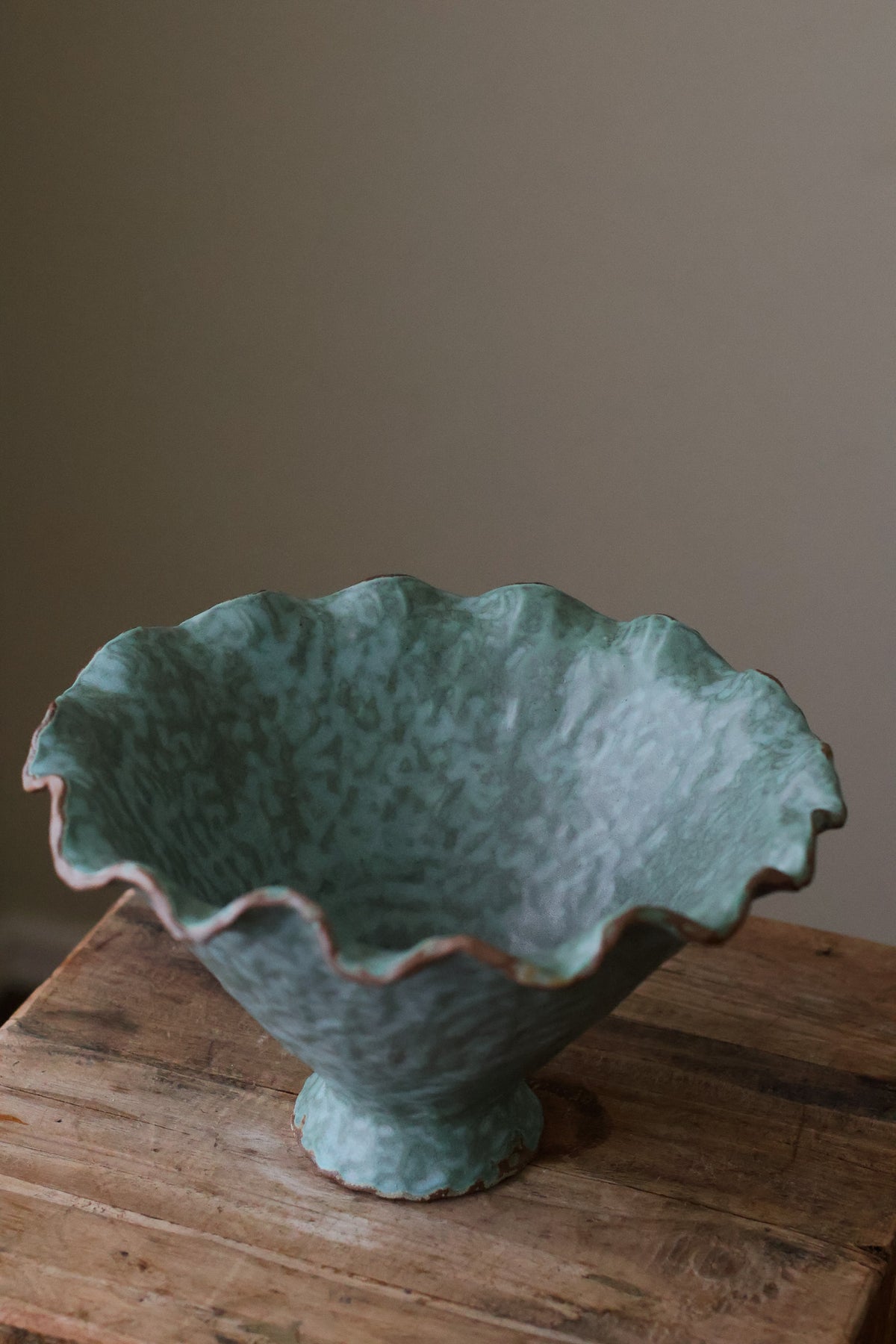 WONKY WAVE BOWL JADE