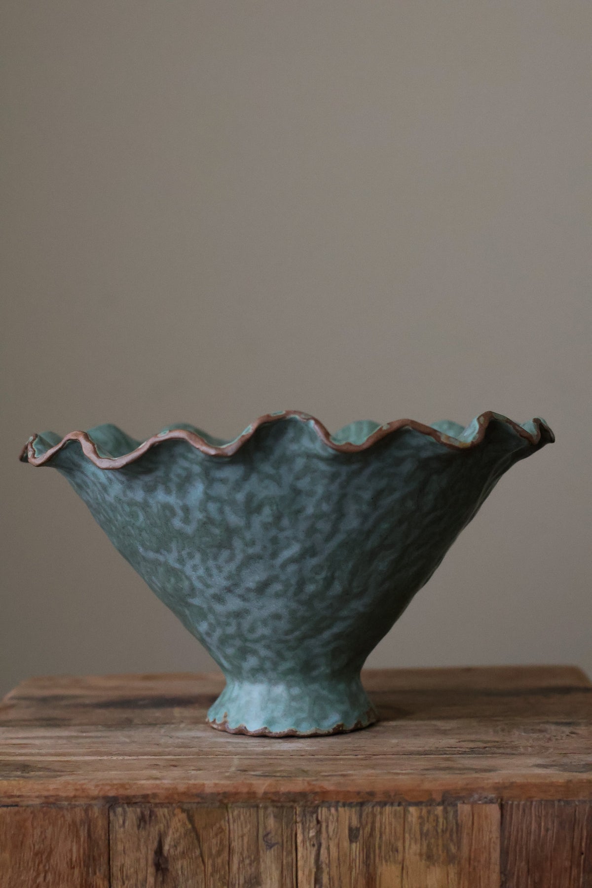 WONKY WAVE BOWL JADE