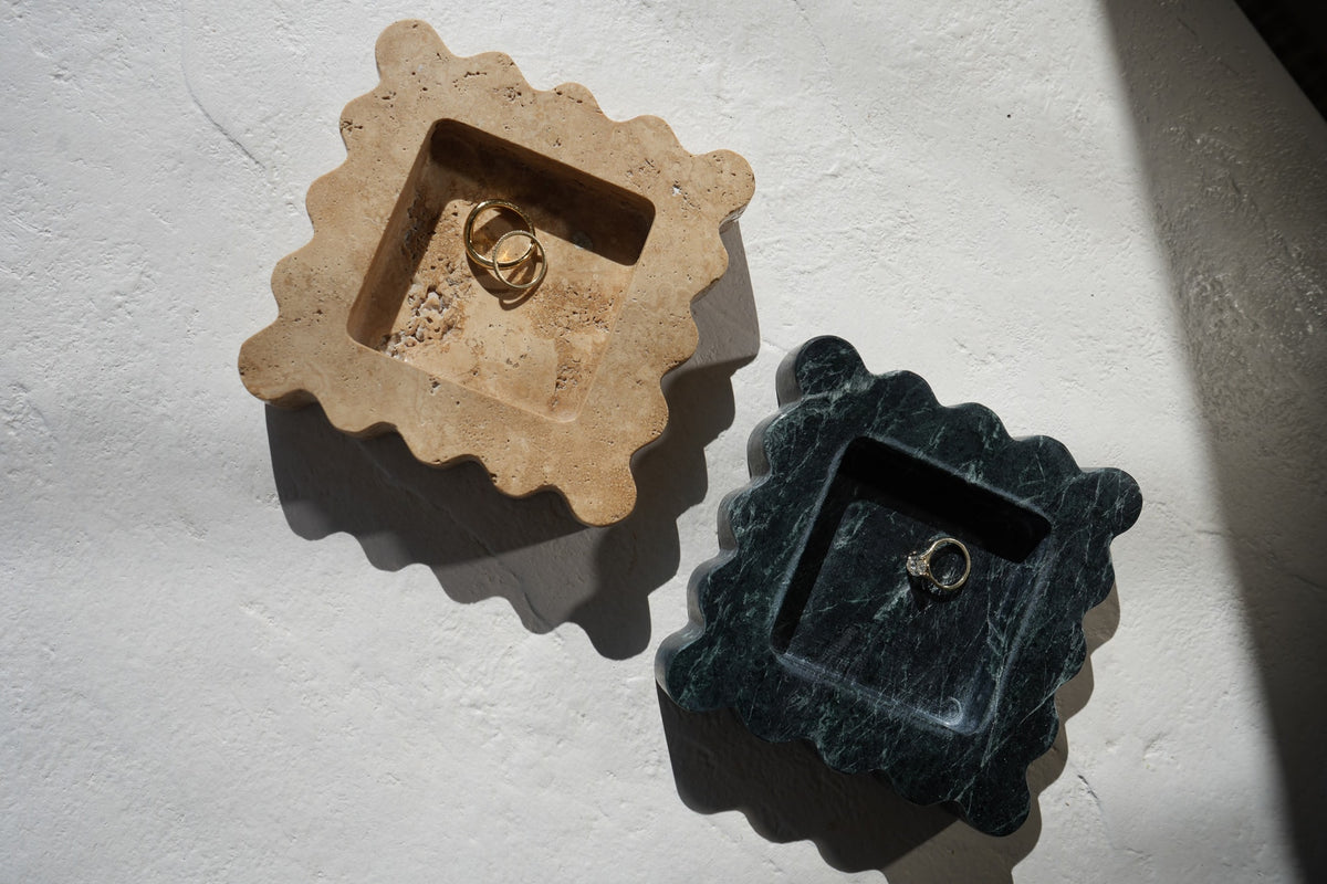 Crafted from marble and other precious materials, the Mini Box by Anastasio Home is a delicate home accessory that adds luxury to everyday items in your home.