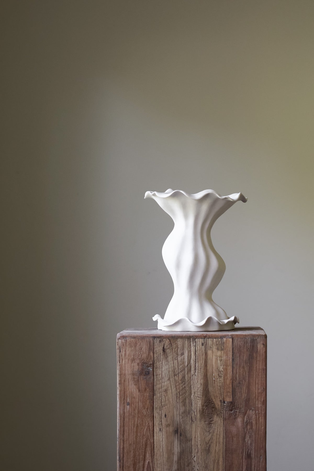 Opaline Sculptural Vessel exclusively at INK + PORCELAIN